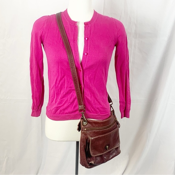 💖 J.Crew Casey Cardigan – Hot Pink Cotton Knit | Size 16 (Fits Women’s S/XS) 💖 - Picture 10 of 10